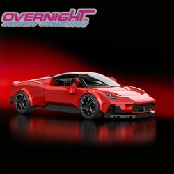 Hot Wheels Mattel Brick Shop Maserati Mc20 Set de construcción Speed Series - Escala 1/32 aproximada JFR90