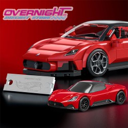 Hot Wheels Mattel Brick Shop Maserati Mc20 Set de construcción Speed Series - Escala 1/32 aproximada JFR90