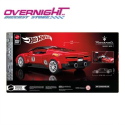 Hot Wheels Mattel Brick Shop Maserati Mc20 Set de construcción Speed Series - Escala 1/32 aproximada JFR90