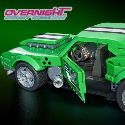 Hot Wheels Mattel Brick Shop Chevrolet Camaro Set de construcción Speed Series - Escala 1/32 aproximada JFT16