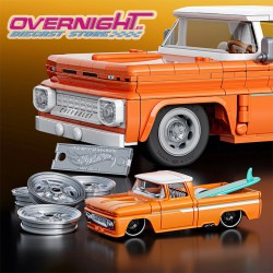 Hot Wheels Bricks 1962 Chevrolet Pickup Set de construcción Elite Series - Escala 1/16 aproximada JFT20