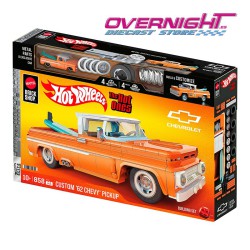 Hot Wheels Bricks 1962 Chevrolet Pickup Set de construcción Elite Series - Escala 1/16 aproximada JFT20
