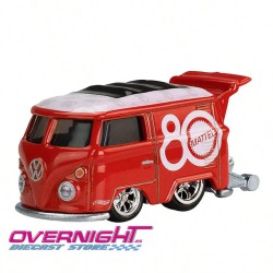 Hot Wheels Volkswagen Kool Combi Mattel 80th color rojo - Escala 1/64 JBL68