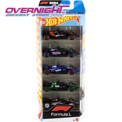 Hot Wheels 2024 Formula 1 Race Team Set de 5 - Escala 1/64 JGF58