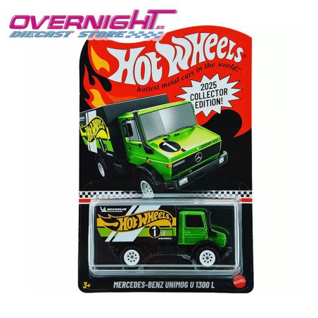 Hot Wheels Mercedes-Benz Unimog U 1300 L - 2025 Collector Edition - Escala 1/64 JCB41