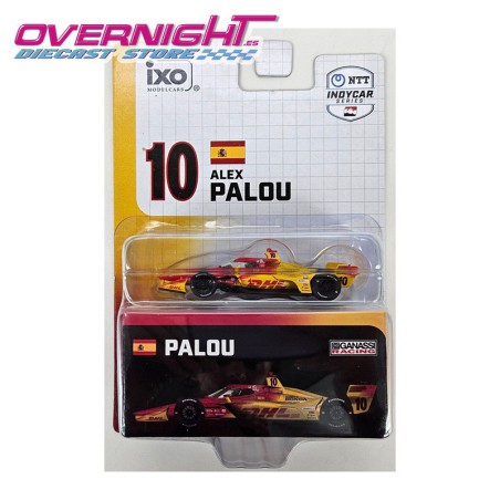 IXO 2025 Ntt Indycar n10 Alex Palou - Chip Ganassi Racing DHL Road Course - Escala 1/64 IND64016