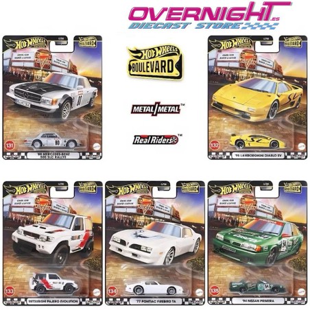 Hot Wheels Premium Boulevard 2025 Mix D pack de 5 coches - GJT68-978D