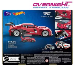 Hot Wheels Mega Blocks Cadillac Ats-V R rojo - Escala 1/64 MegaHRY18