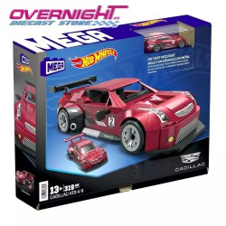 Hot Wheels Mega Blocks Cadillac Ats-V R rojo - Escala 1/64 MegaHRY18