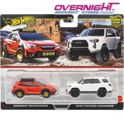 Hot Wheels Premium pack 2 Subaru Crosstrek y 2018 Toyota 4Runner JBK98