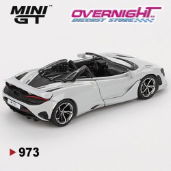 Mini GT 2024 Mclaren 750s Spider Cirrus grey - Escala 1/64 MGT00973LHD