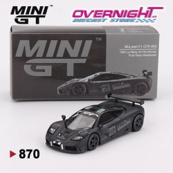 Mini GT Mclaren F1 GTR negro Le Mans Winner 1995 - Escala 1/64 MGT00870lhd