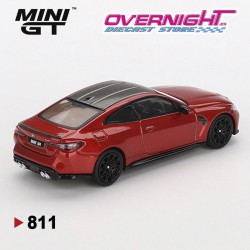 Mini GT BMW M4 G82 2024 Competition Sakhir Orange - Escala 1/64 MGT00811lhd