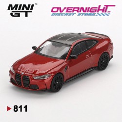 Mini GT BMW M4 G82 2024 Competition Sakhir Orange - Escala 1/64 MGT00811lhd