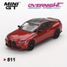 Mini GT BMW M4 G82 2024 Competition Sakhir Orange - Escala 1/64 MGT00811lhd