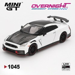 Mini GT Nissan GT-R R35 Nismo 2024 Brilliant White Pearl LHD - Escala 1/64 MGT01045lhd