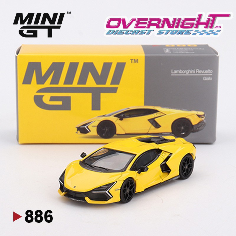 Mini GT Lamborghini Revuelto Giallo - Escala 1/64 MGT00886L
