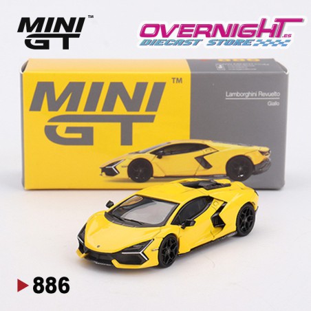 Mini GT Lamborghini Revuelto Giallo - Escala 1/64 MGT00886L