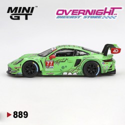 Mini GT Porsche 911 (992) GT3 R n77 Ao Racing Daytona 24h 2024 GTD Pro Rexy Escala 1/64 MGT00889L