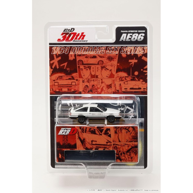 Hobby Japan Toyota Sprinter Trueno (Ae86) - Initial D 30th anniversary - Takumi Fujiwara - Escala 1/64 HJDMD001A