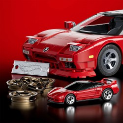 Hot Wheels Mattel Brick Shop 1990 Honda Acura NSX Elite Series - Escala 1/16 aproximada JFT17