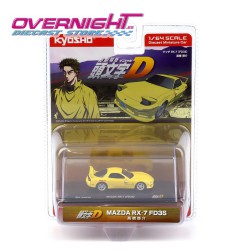 Kyosho Mazda Rx7 (Fd3s) - Initial D – amarillo Escala 1/64 KYO07057A2B