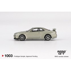 Mini GT Nissan Skyline Gt-R R34 V-Spec II Nur - Millenium Jade Escala 1/64 MGT01003Rhd