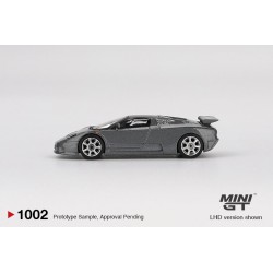 Mini GT Bugatti Eb110 Super Sport Grigio Scuro Escala 1/64 MGT01002Lhd