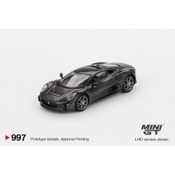 Mini GT Jaguar C-X75 Test Car Fibra de carbono negro Escala 1/64 MGT00997Lhd