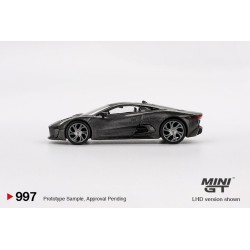 Mini GT Jaguar C-X75 Test Car Fibra de carbono negro Escala 1/64 MGT00997Lhd