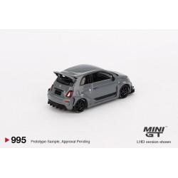 Mini GT Fiat Abarth 595 Lb-Works X Abas Works Grey Escala 1/64 MGT00995Lhd