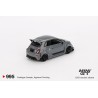 Mini GT Fiat Abarth 595 Lb-Works X Abas Works Grey Escala 1/64 MGT00995Lhd