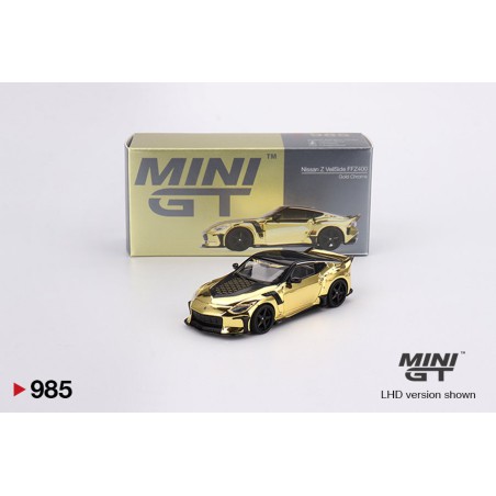 Mini GT Nissan Z400 Veilside FFZ400 Oro Cromado Escala 1/64 MGT00985Lhd
