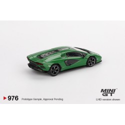 Mini GT Lamborghini Countach Lpi 800-4 Verde Medio Escala 1/64 MGT00976Lhd