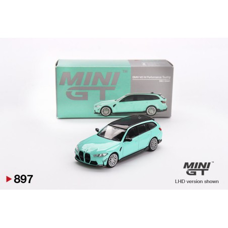 Mini GT Bmw M3 Touring (G81) M Performance Mint Green Escala 1/64 MGT00897LHD