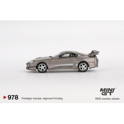 Mini GT Toyota Supra Veilside Combat V-II Combat Grey LHD Escala 1/64 MGT00978Lhd