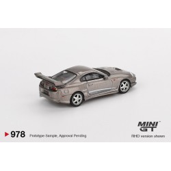 Mini GT Toyota Supra Veilside Combat V-II Combat Grey LHD Escala 1/64 MGT00978Lhd