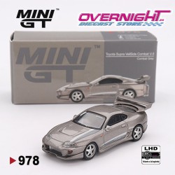Mini GT Toyota Supra Veilside Combat V-II Combat Grey LHD Escala 1/64 MGT00978Lhd