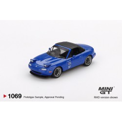 Mini GT Mazda Mx-5 Miata Tuned Version Dark Blue Escala 1/64 MGT01069BL