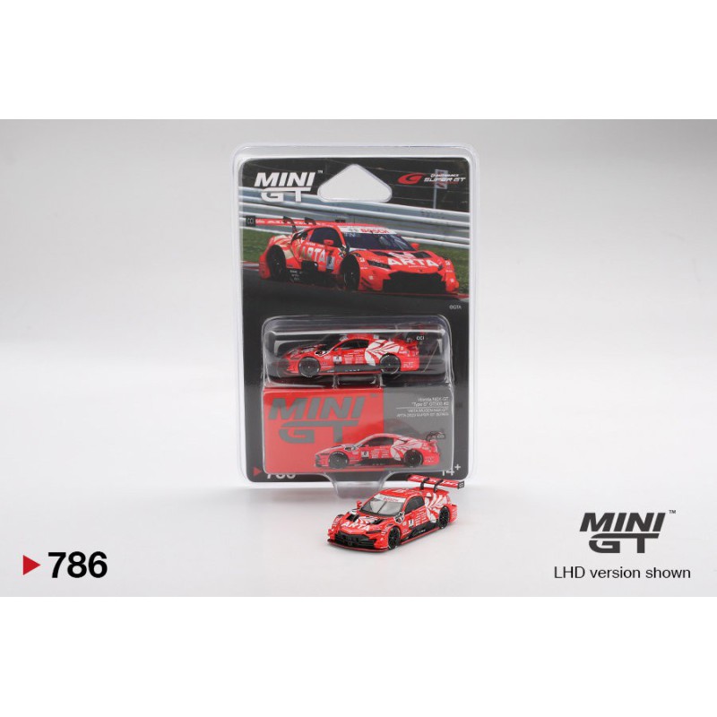 Mini GT Honda NSX-GT Type S GT500 n8 Arta Mugen Nsx-Gt Super Gt Series Escala 1/64 MGT00786BL