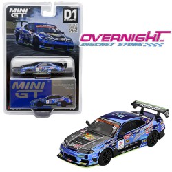 Mini GT Nissan Silvia S15 n46 Naoki Nakamura D-Max Racing D1 Grand Prix Escala 1/64 MGT00857BL