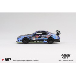 Mini GT Nissan Silvia S15 n46 Naoki Nakamura D-Max Racing D1 Grand Prix Escala 1/64 MGT00857BL
