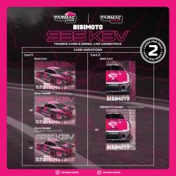 Tarmac Works Bisimoto Porsche 935 K3V con Tarmac Cards Escala 1/64 TC-T64-079-K3V