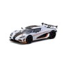 Tarmac Works Koenigsegg Agera Rs Moon Silver y negro Escala 1/64 TC-T64G-TL005-MS