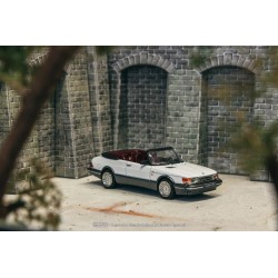 Tarmac Works Saab 900 Turbo Convertible blanco Escala 1/64 TC-T64G-067-WH