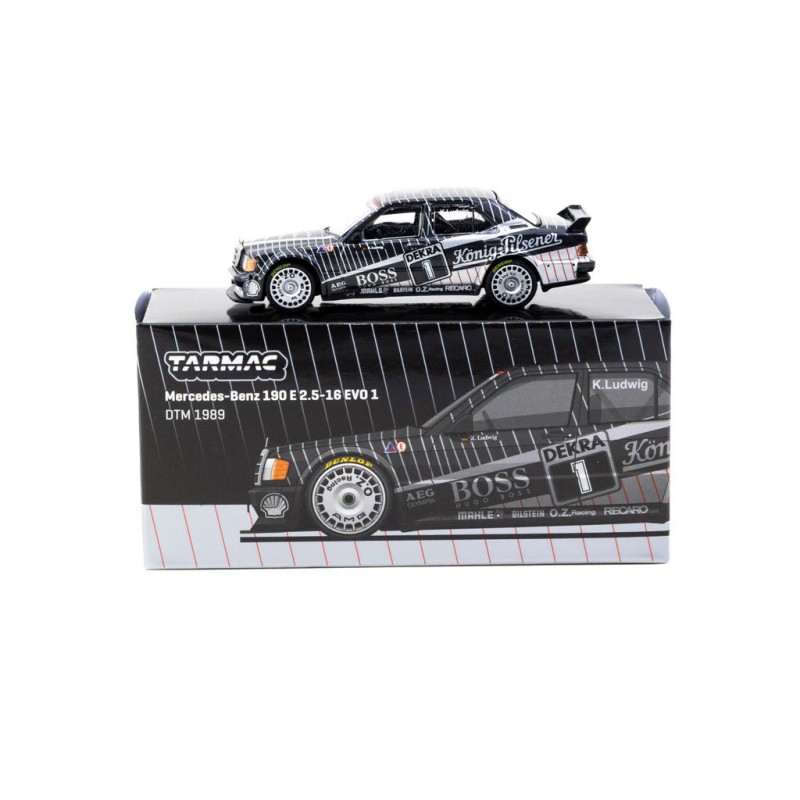 Tarmac Works Mercedes Benz 190 E 2.5-16 Evo 1 Klaus Ludwig - DTM 1989 Escala 1/64 TC-T64G-057-89DTM01