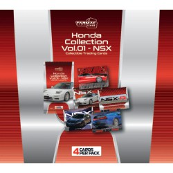 Tarmac Works Tarmac Cards Honda Collection Vol.01 – Nsx – sobre con 4 cartas TC-TC-HONC-01