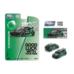 Pop Race Enigma Exclusive Pandem GR Yaris Motorsports Verde y negro Escala 1/64 PRE007