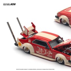 Pop Race Nissan Skyline C210 Kaido Racer Bosozoku Style Coca-Cola Jp Escala 1/64 PR640135
