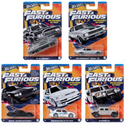 Hot Wheels silver pack 5 - Decades of Fast - Fast and Furious HNR88-979F